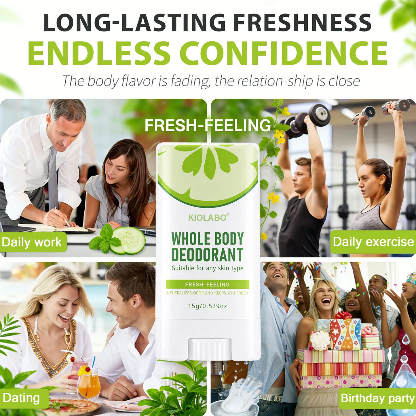 48-Hour Aluminum-Free Deodorant Cream | Moisturizing Twist