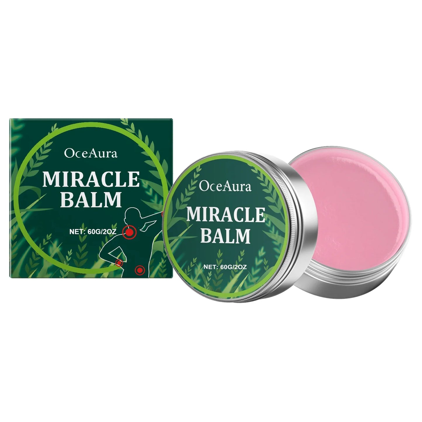 OceAura Leg & Joint Soothing Cream – Moisturizing Body Balm 60g