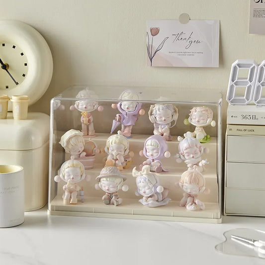 3-Tier Acrylic Display Case for Action Figures & Collectibles Collectible Display Case Peaceful Pleasures Health and Wellness