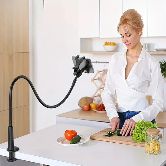 70cm Flexible Long Arm Phone Holder – 360° Clamp Mount Stand Phone Holder Stand Oasis Select