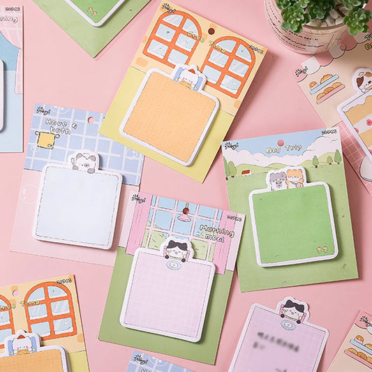 Cat Cartoon Cute Convenience Sticker Meow Star Beauty Adhesive Daily Peaceful Pleasures Health and Wellness