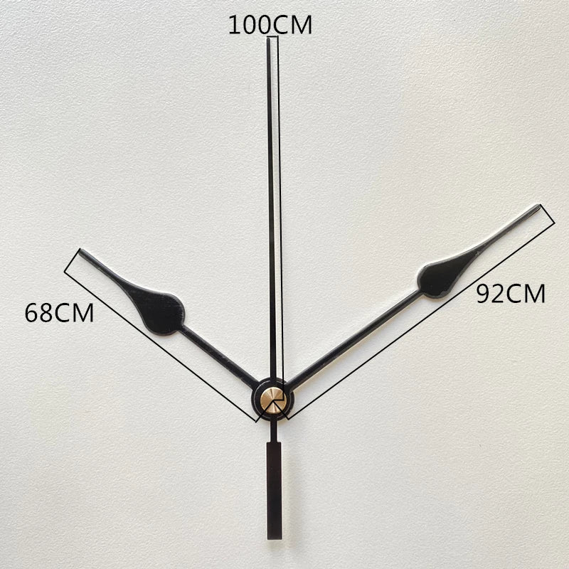 Silent Mute DIY Wall Clock Movement with Hands – Quartz Mechanism Repair Kit