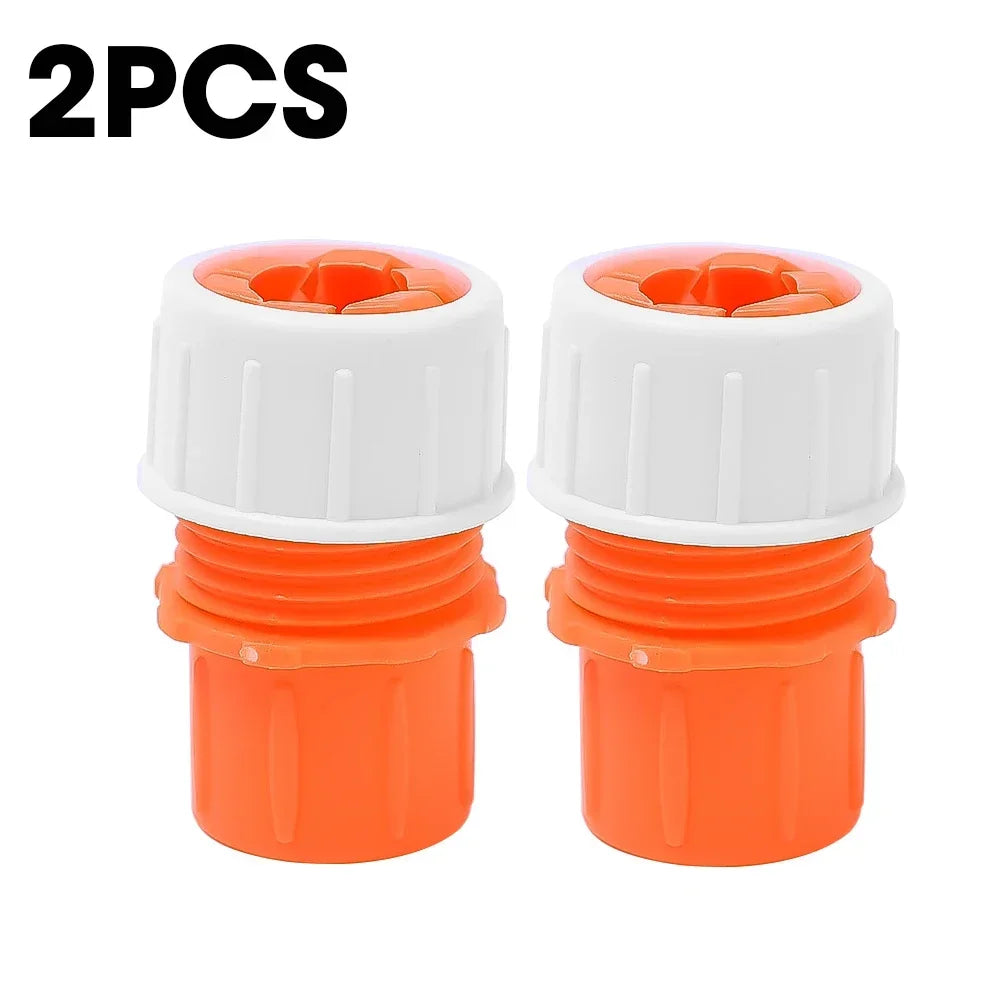 2PCS Water Hose Quick Connectors Universal Faucet Interface Backflow-proof Irrigation Fast Joints Garden Watering Pipe gardena Peaceful Pleasures Health and Wellness 2PCS