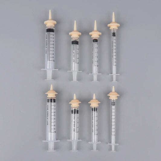Pet Oral Syringe Feeder with Silicone Nipple | Puppy Kitten Pet Syringe Feeder Oasis Select