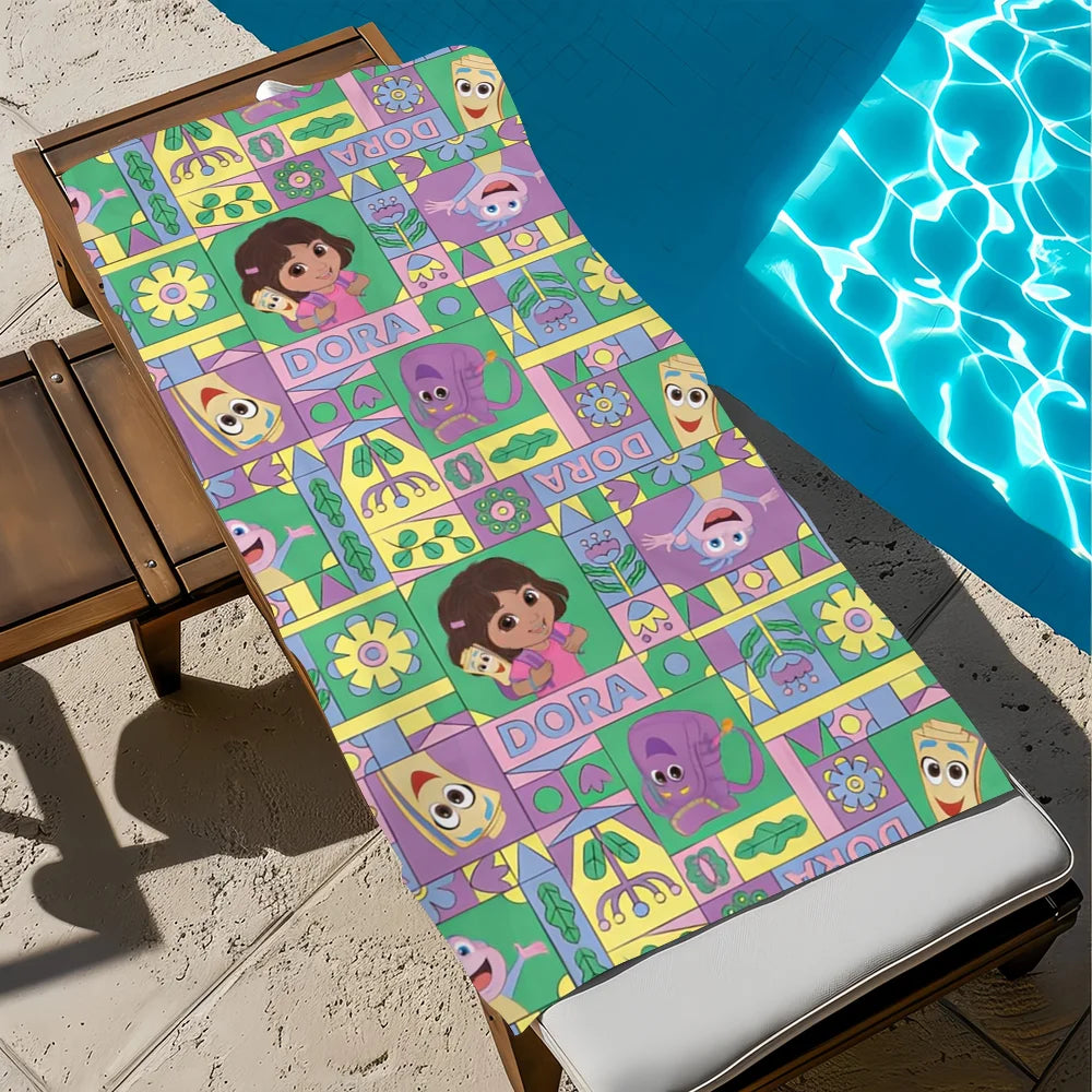 Quick-Dry Microfiber Beach Towel | Pool, Gym & Travel Quick-Dry Beach Towel Peaceful Pleasures Health and Wellness z4 STJ70x140CM