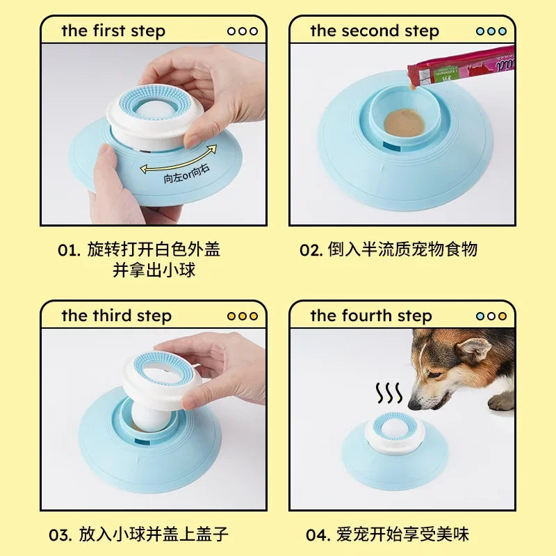 Interactive Dog Puzzle Toy – Slow Feeder & Treat Dispenser