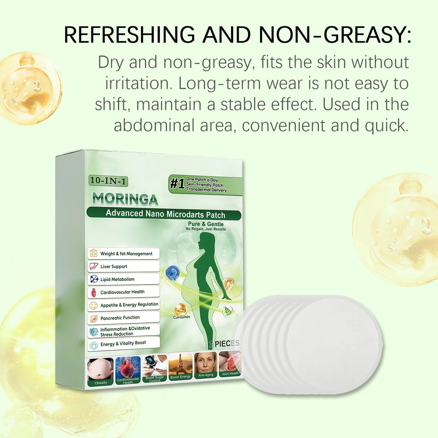 Moringa Microneedle 10-in-1 Body Patch – Daily Skin Care