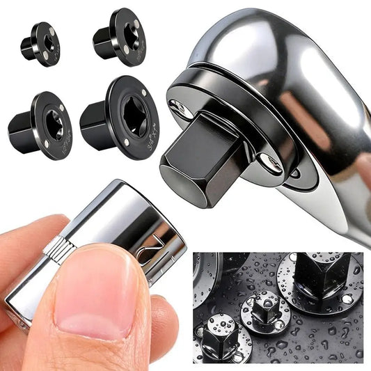 4-Piece Low-Profile Impact Socket Adapter Set | 1/4 to 1" Drive Socket Adapter Set Peaceful Pleasures Health and Wellness