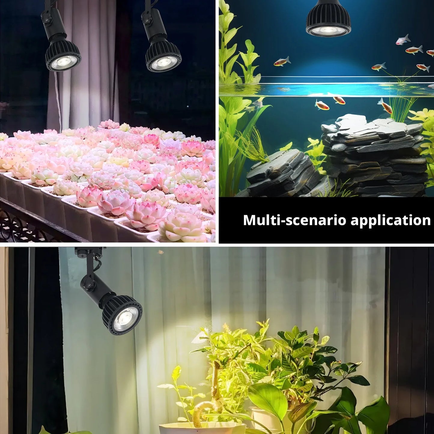 SHINEKNOT 30W Full Spectrum COB LED Plant Grow Light E27