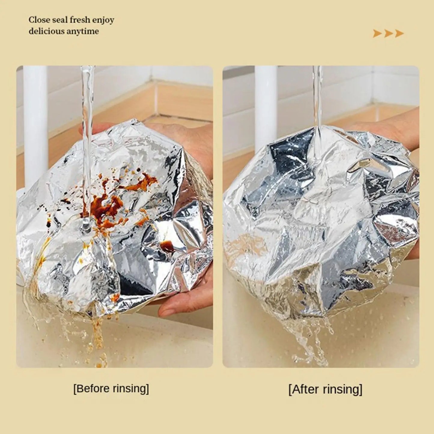 30-Pack Reusable Aluminum Foil Food Covers – Heat Insulation Lids