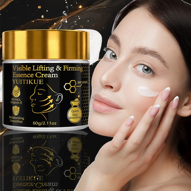 YUITIKUE Bee Venom Lifting Firming Cream 60g Retinol & Vitamin E Moisturizing Essence Cream for Smoother, Youthful Skin Peaceful Pleasures Health and Wellness