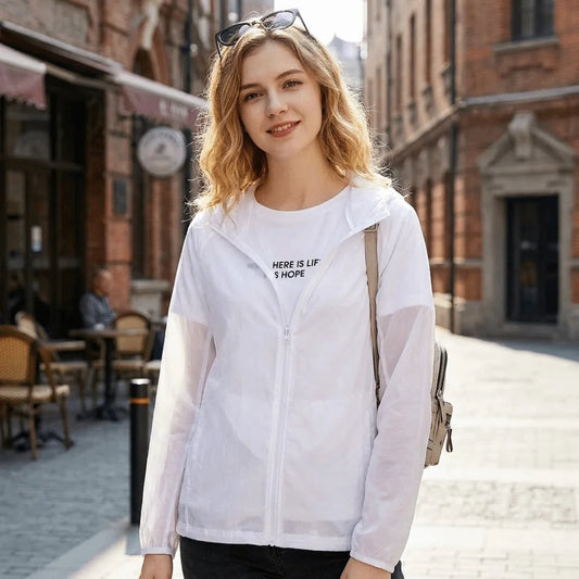 Lightweight UV Protection Jacket | Quick Dry Outdoor Sun Coat Sun Protection Jacket Peaceful Pleasures Health and Wellness