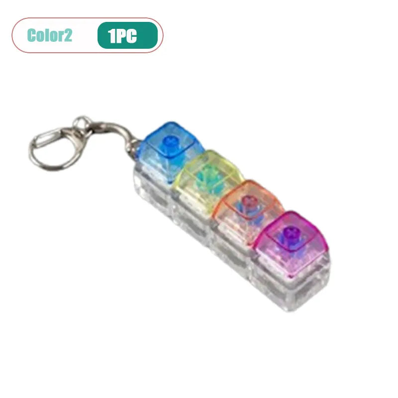 Cat Paw LED Clicker Keychain – Fidget Toy for Stress & Anxiety