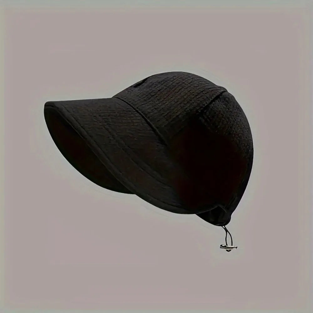 Women's Waffle Drawstring Baseball Cap | Sun Hat for Beach
