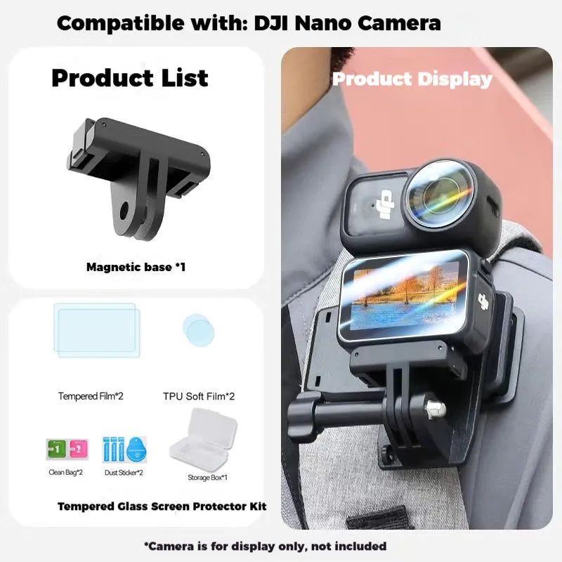 DJI OSMO NANO Accessories Kit – Chest, Head & Neck Mounts