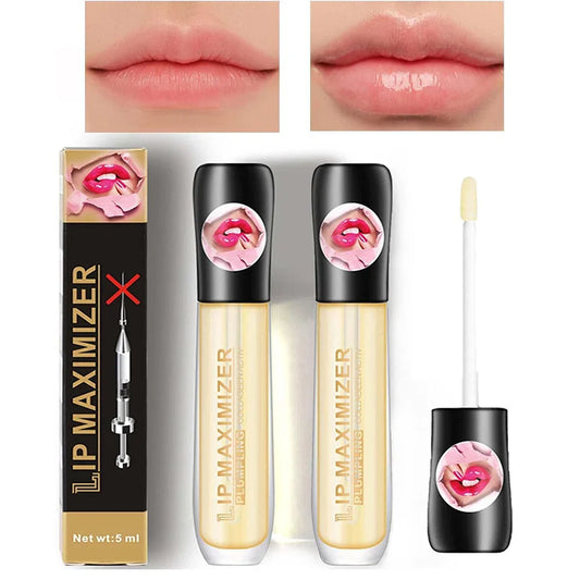 Clear Lip Plumping Gloss & Oil – Moisturizing, Long-Lasting Lip Plumping Gloss Oasis Select