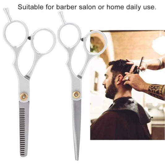 Stainless Steel Scissors for Hair Thinning and Cutting Clipper 6 inches Hairdressing Products Haircut Trim Hairs Cutting Barber Peaceful Pleasures Health and Wellness