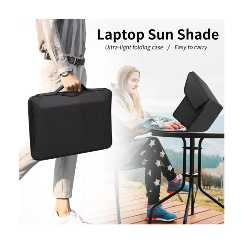 Portable Laptop Privacy Cover | Foldable Sun & Glare Shield