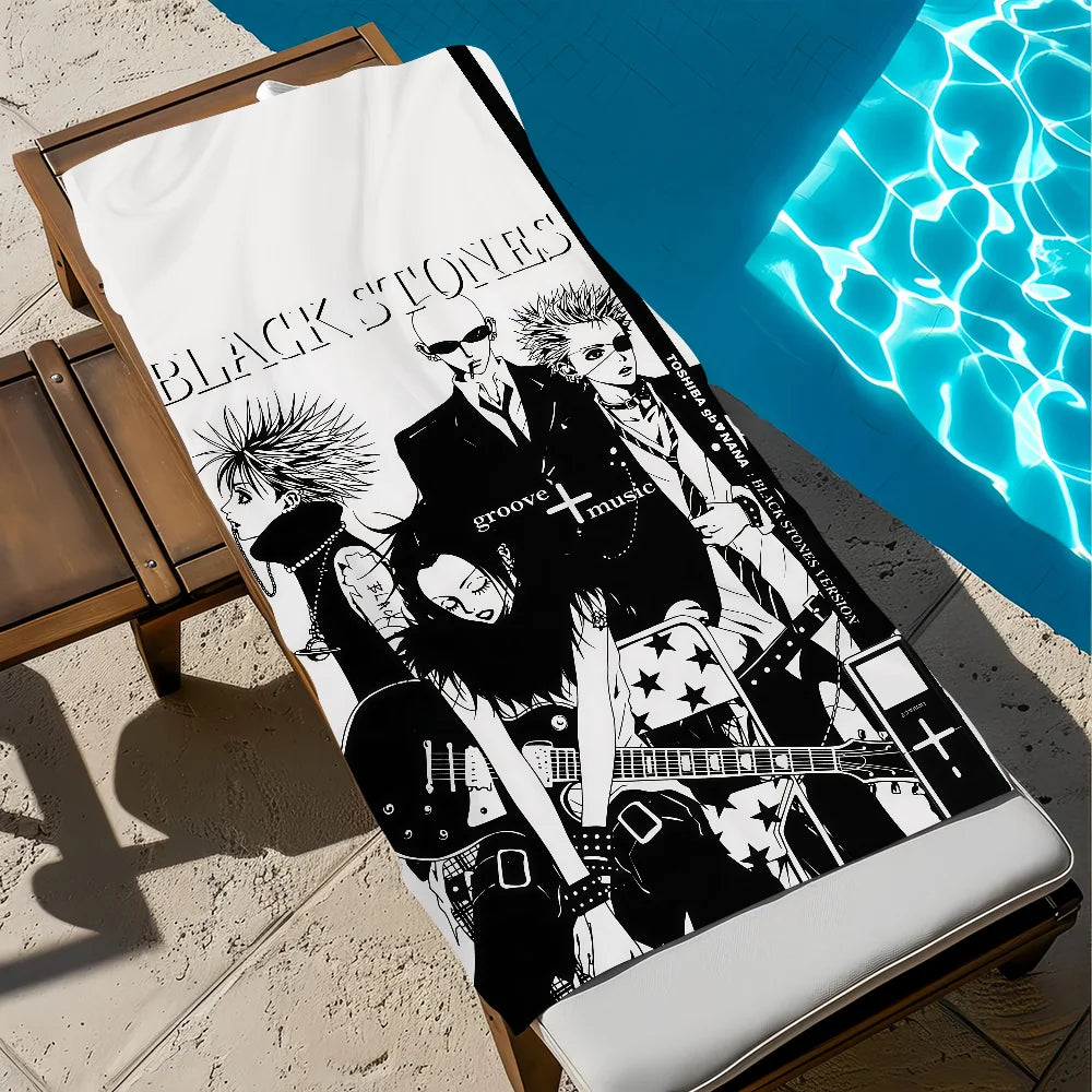 Nana Osaki Anime Quick-Dry Beach Towel | Soft Microfiber Pool Towel