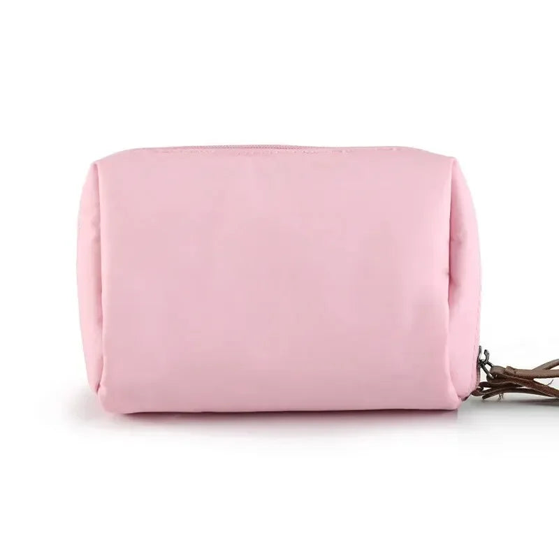 Korean Style Waterproof Makeup Bag | Nylon Cosmetic Organizer