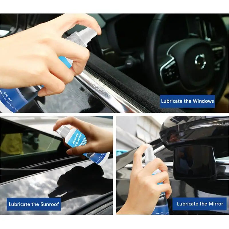 100ml Car Silicone Spray Lubricant Rubber Door Strip Softening Lubricant Vehicle Prevent Adhesion Lubricant Tools Silicone Spray Peaceful Pleasures Health and Wellness