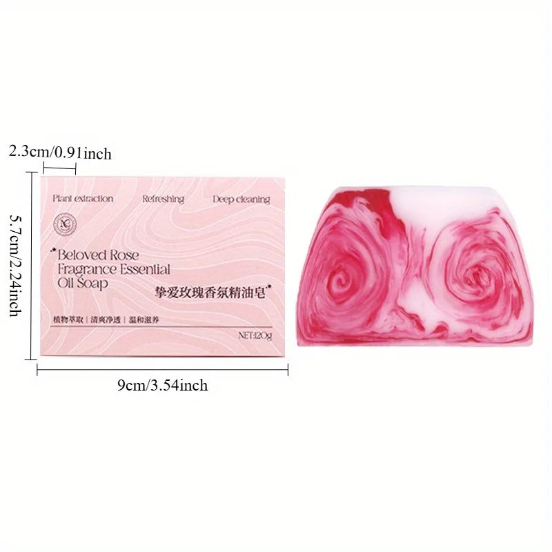 Rose & Glycerin Colorful Soap – Moisturizing Body Cleanser