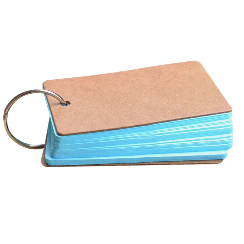 Portable Buckle Binder Flash Cards Memo Pad | DIY Notes