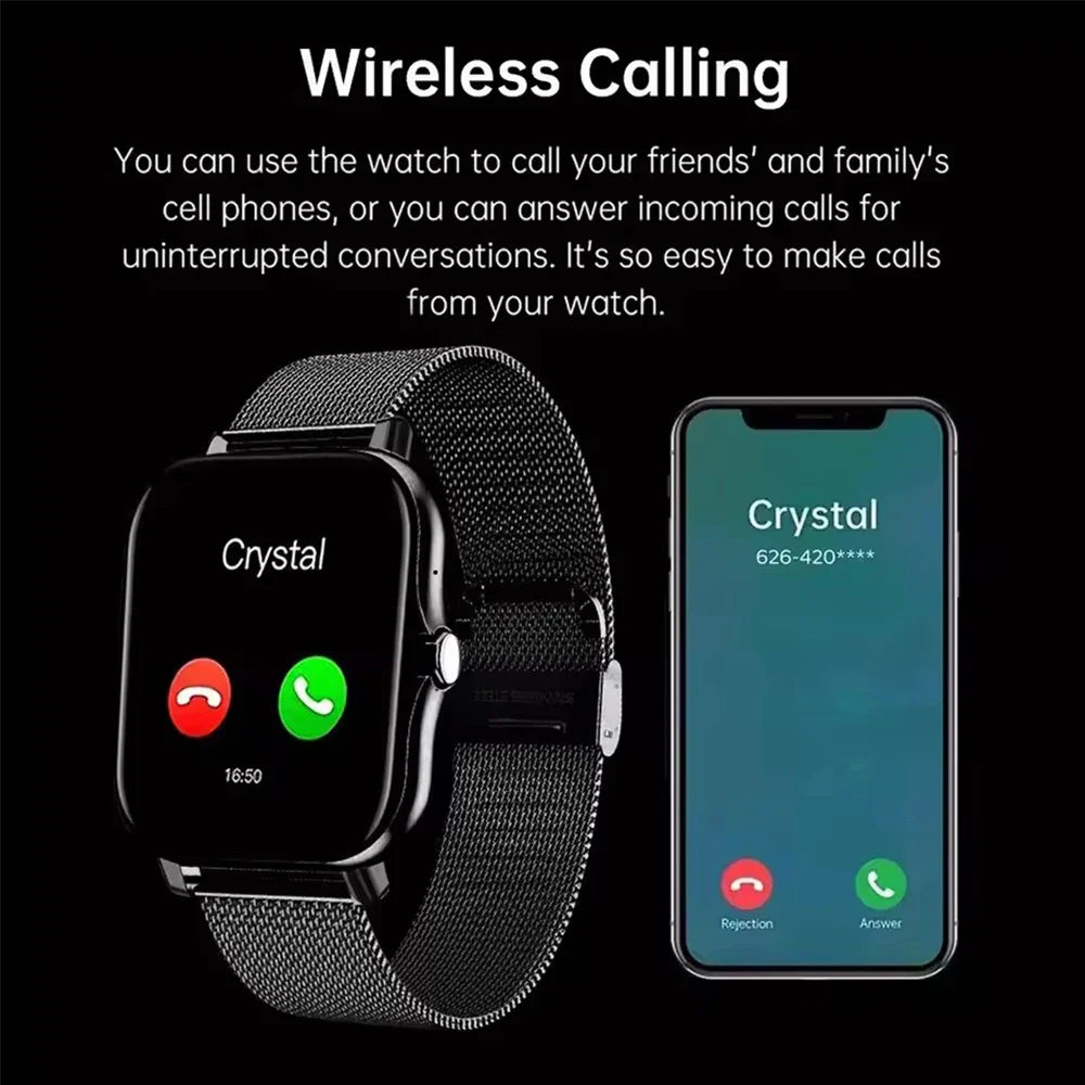 COTAUL Y13 Smart Watch – Bluetooth Calls & Fitness Tracker