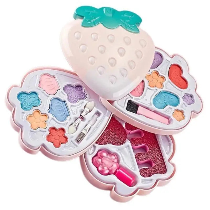 Kids Girls Pretend Play Makeup Set | Eyeshadow & Blush Toy