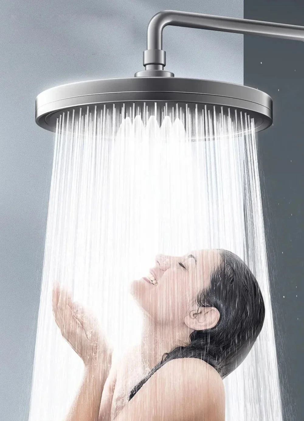 6-Mode High Pressure Rainfall Shower Head with Filter – Chrome