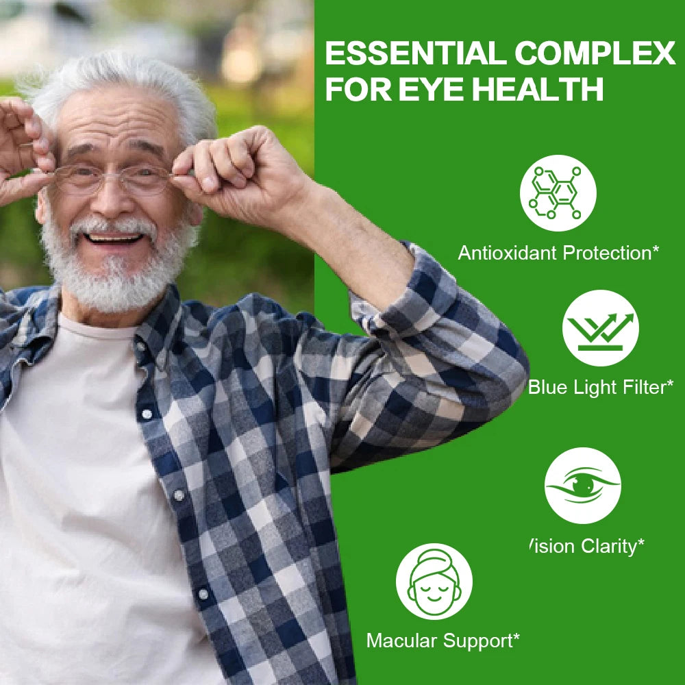AREDS Eye Vitamins – Lutein, Zeaxanthin, Zinc, Copper, Vitamins A, C & E – 120 Mini Softgels
