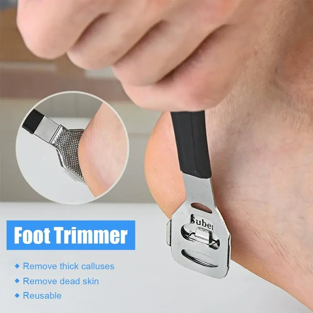 Stainless Steel Callus Shaver Remover with Blade, Pedicure Razor for Feet & Hands Foot Razor Callus Removal Callus Blade Remover Peaceful Pleasures Health and Wellness