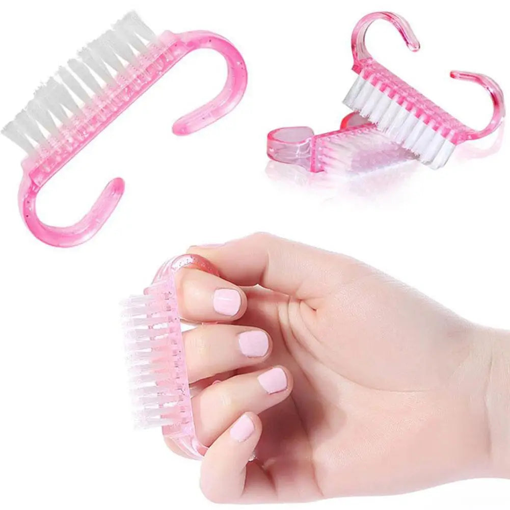 Handle Grip Nail Scrub Brush – Fingernail & Toenail Cleaning Brush for Manicure & Pedicure Peaceful Pleasures Health and Wellness