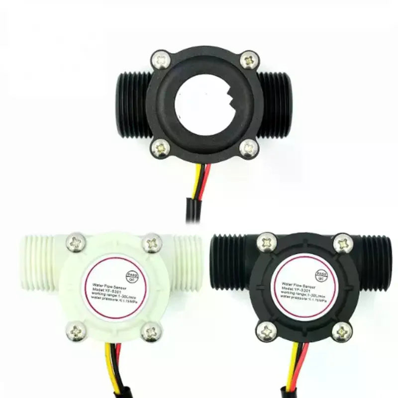 Hall Effect Water Flow Sensor DC 5-18V | 1-30L/min