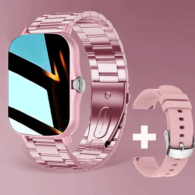 2025 New Smart Watch GPS Tracking Bluetooth Talk Full Touch Screen Heart Rate Monitor Sports Fitness Smart Watch Men Women Gift Peaceful Pleasures Health and Wellness Pk20Szstrap
