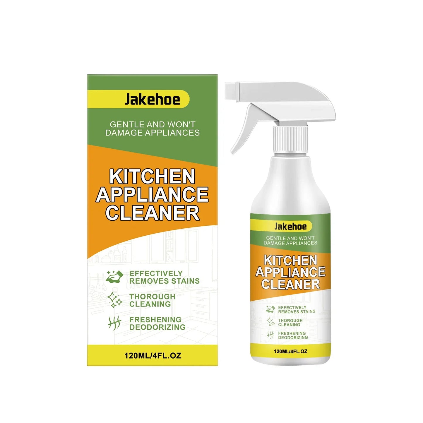 Jakehoe Kitchen Grease Remover Spray 120ml – No Residue