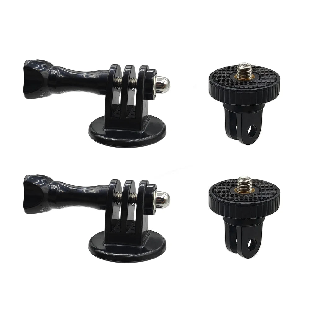 GoPro Tripod Adapter Mount Base Set – 1/4 Screw Action Camera