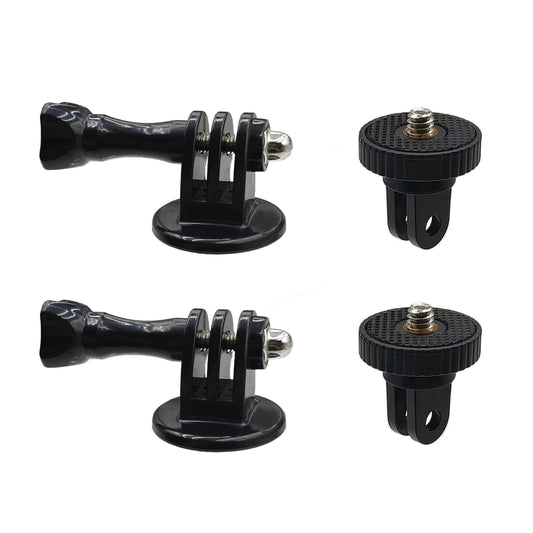 GoPro Tripod Adapter Mount Base Set – 1/4 Screw Action Camera Camera Mount Adapter Oasis Select Full Set