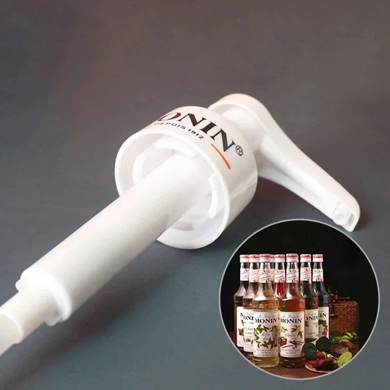Coffee Milk Tea Dispenser Food Grade Candy Juice Press Monin Universal Bottled Liquid Press Nozzle 10ml Bottle Dispenser Pump Peaceful Pleasures Health and Wellness