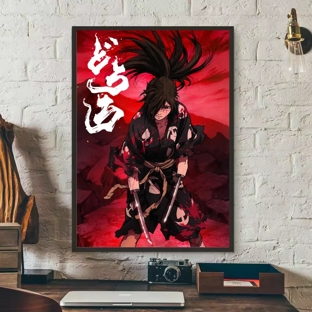 Dororo Anime HD Wall Poster – Waterproof PVC Sticky Decal Anime Wall Poster Peaceful Pleasures Health and Wellness z8 50X70cmNoframe