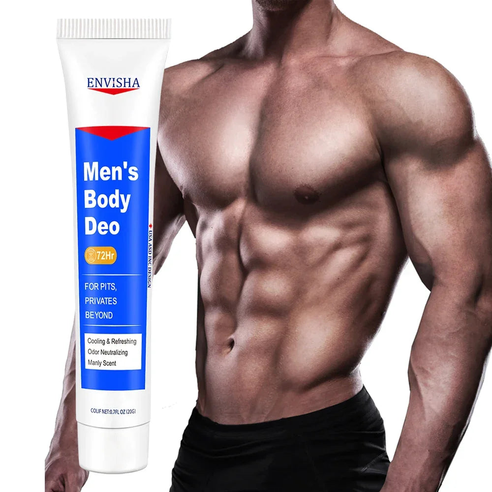 ENVISHA Men's 72-Hour Deodorant Body Lotion – Intimate Care Peaceful Pleasures Health and Wellness Default Title