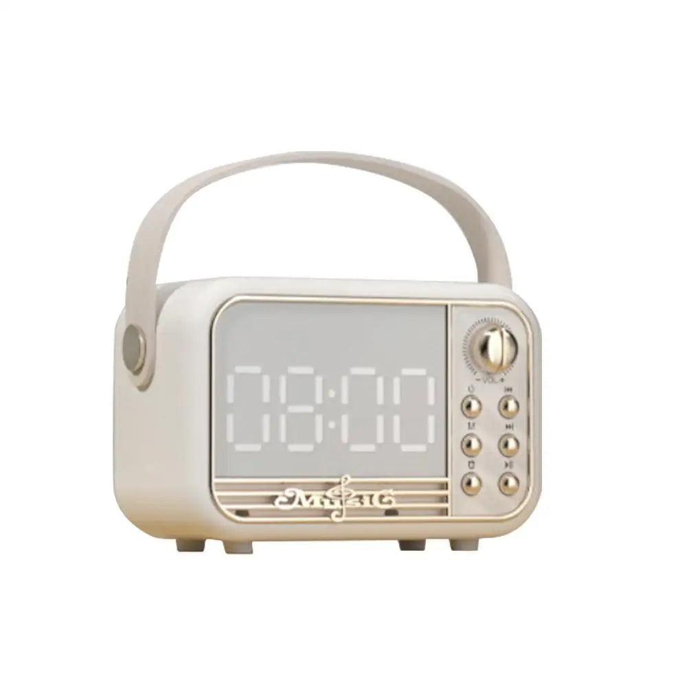 Wireless Charger Alarm Clock Bluetooth Speaker LED Smart Digital Clock USB Fast Charger Desktop Clock Fm Radio Dropshiping Peaceful Pleasures Health and Wellness white China Mainland