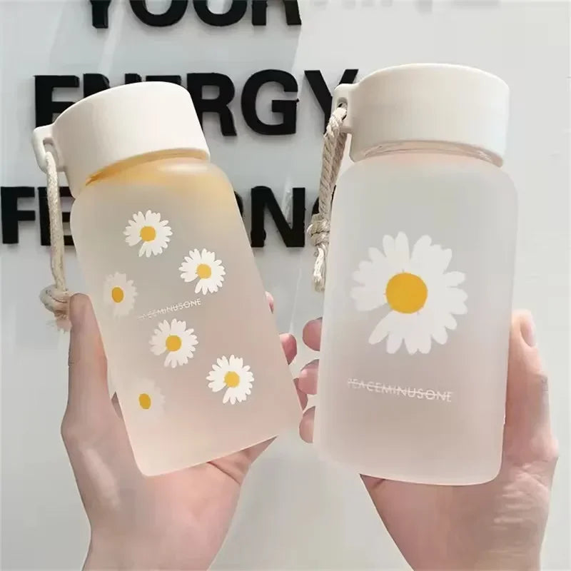 Daisy Frosted BPA-Free Kids Travel Water Bottle 500ml