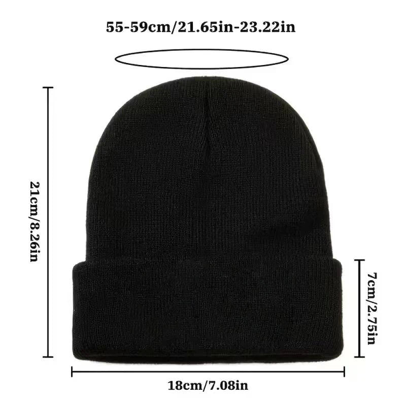 Creative Pattern Knit Beanie Hat | Cozy Unisex Winter Hat