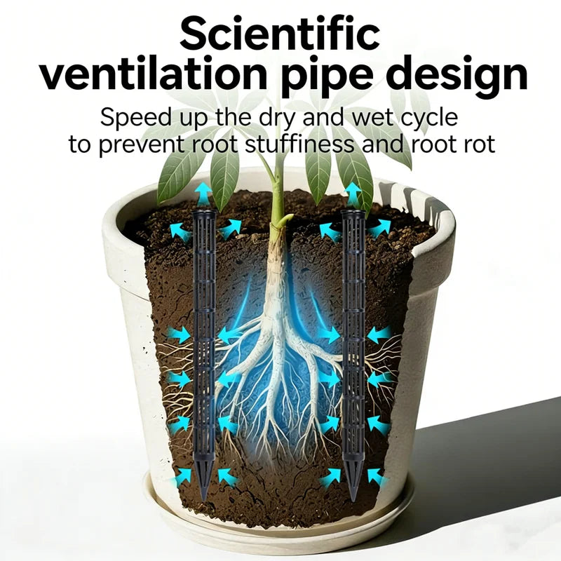 Plant Aeration Tubes for Pots | Soil Ventilation 10/20 Pcs