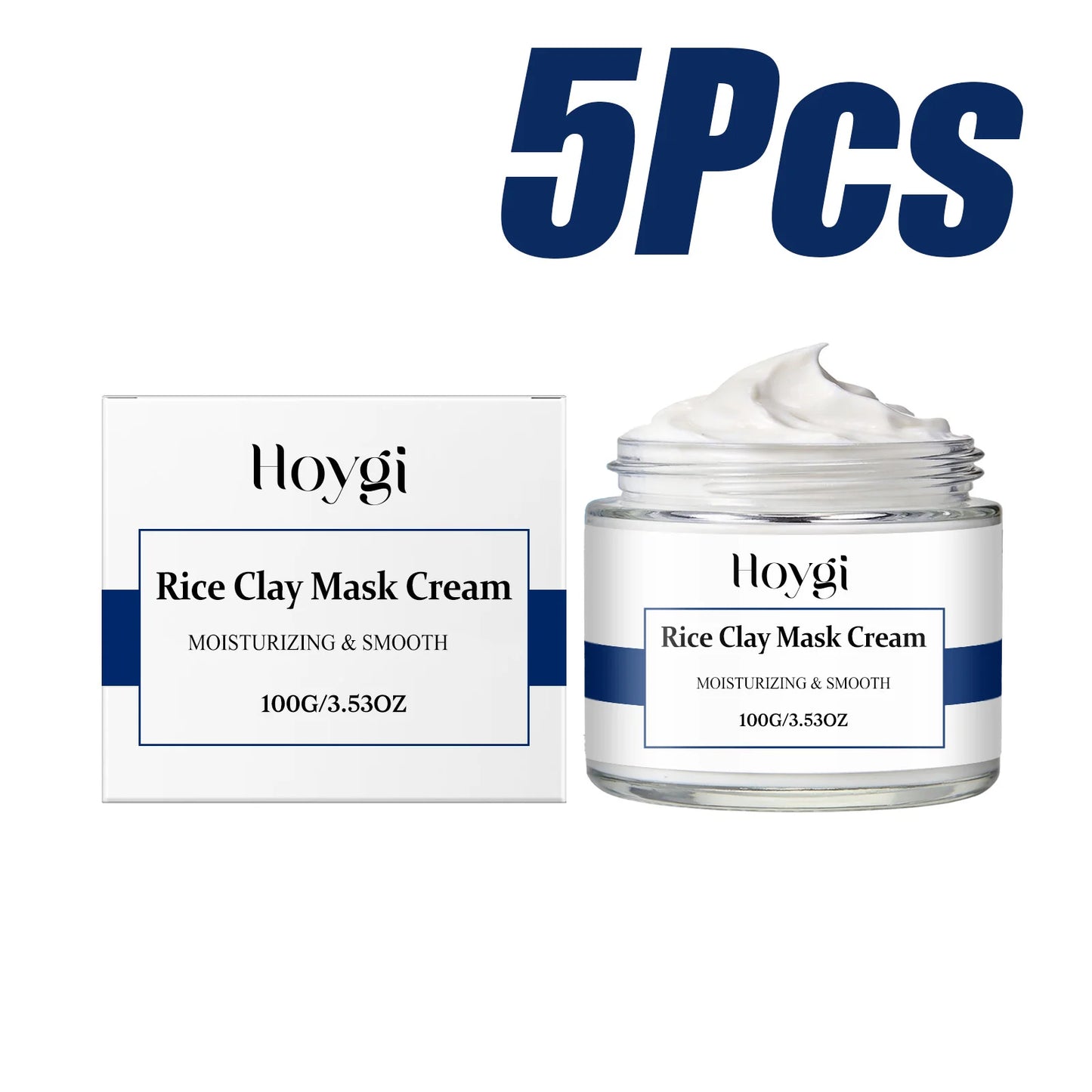 Rice Clay Face Mask – Brightening, Pore Cleansing & Hydrating