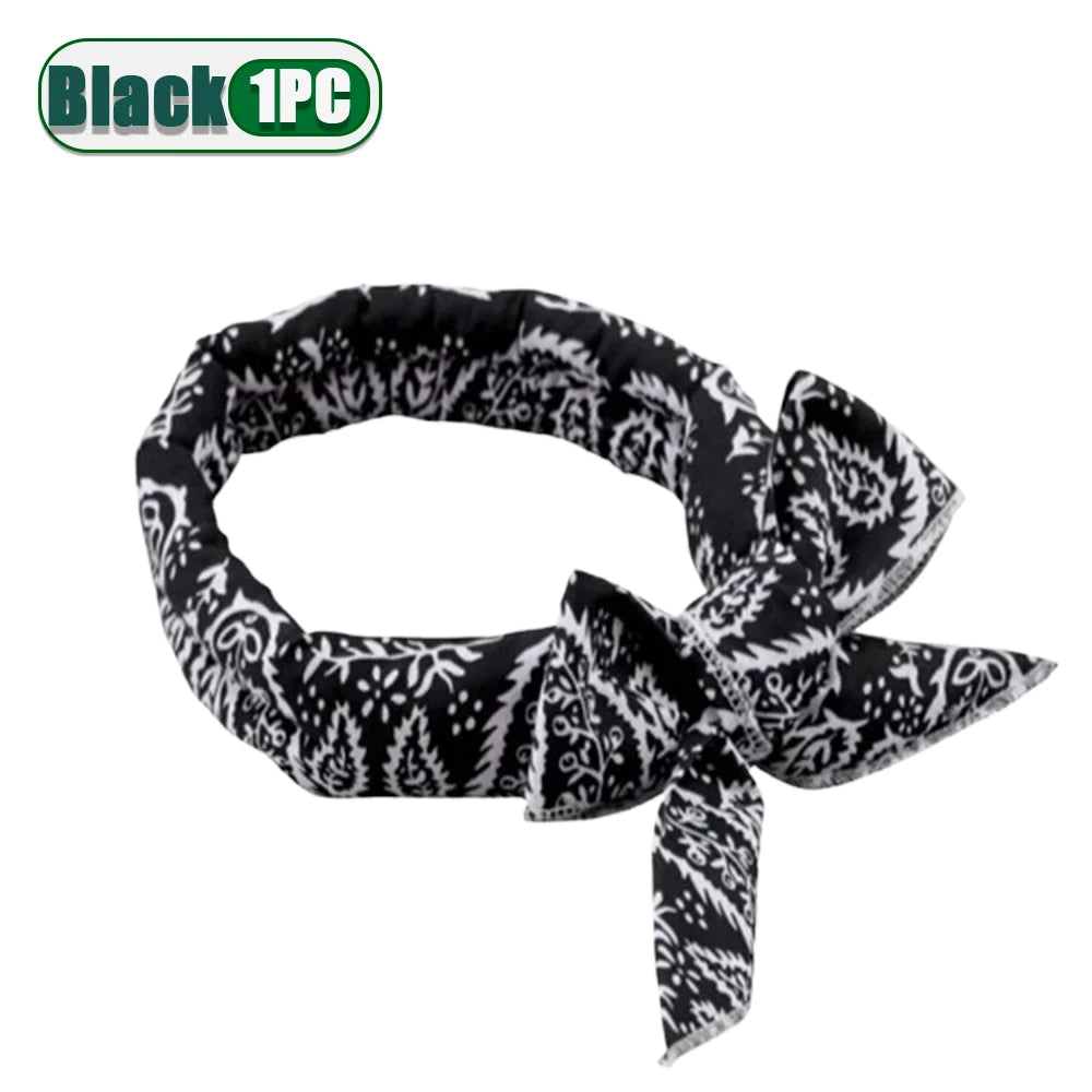 Pet Cooling Bandana for Dogs & Cats – 2-Pack Ice Scarf