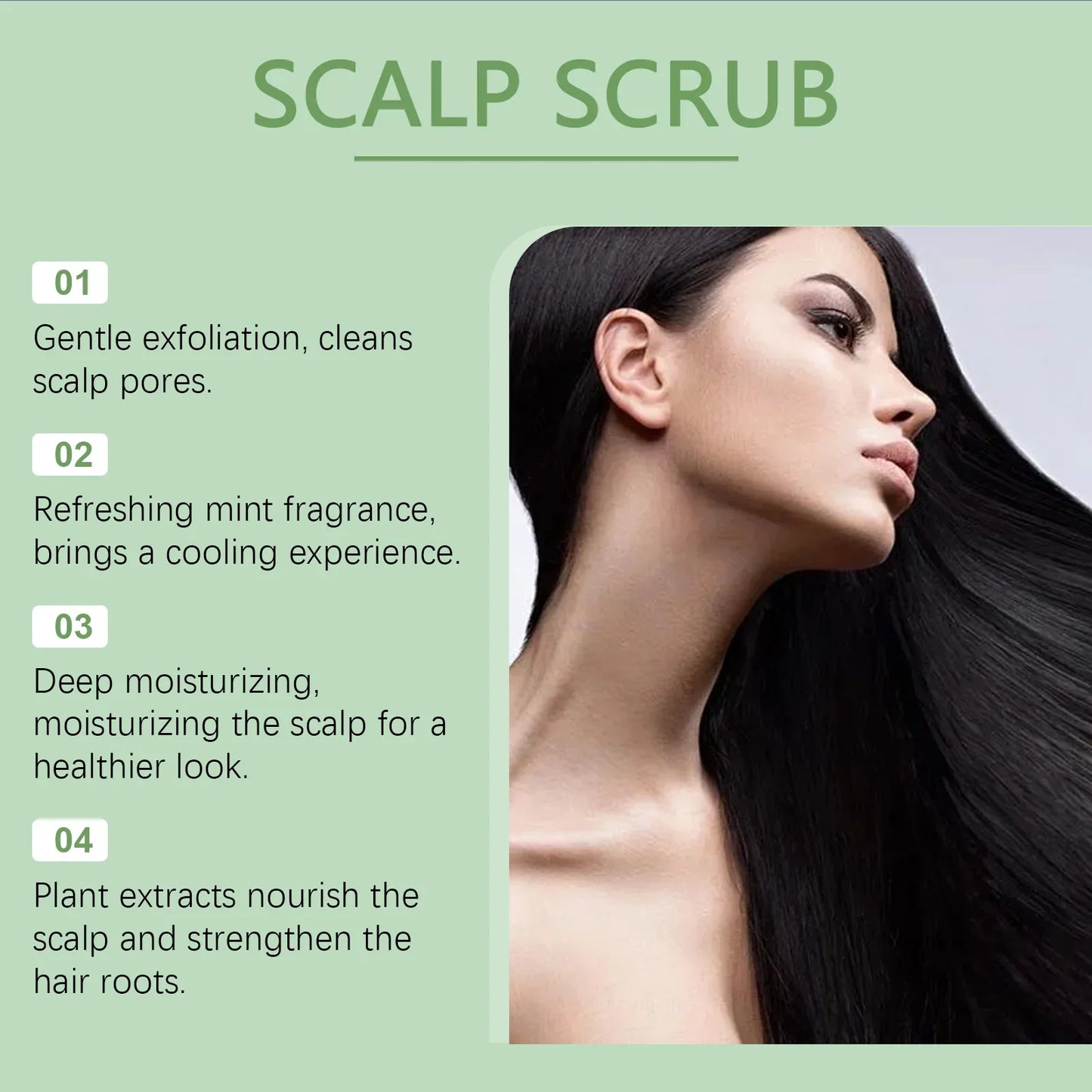 HOEGOA Rosemary Scalp Scrub Shampoo – Oil Control & Nourishing
