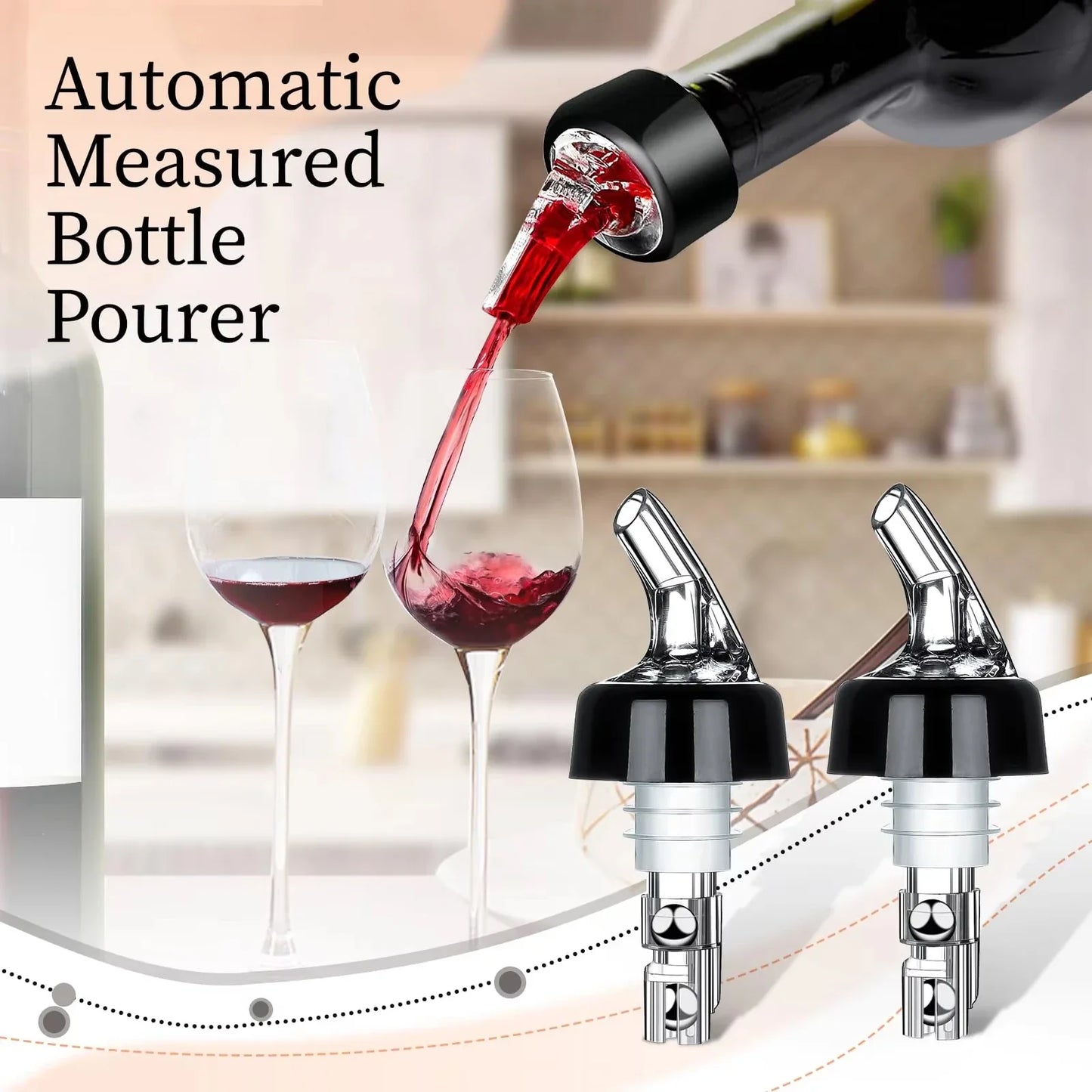 Automatic Measured Liquor Pourer – No-Spill Spirit Dispenser