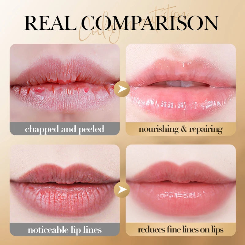 1/3/5PCS Collagen Lip Balm Moisturizing Anti-Cracking, Brightening & Repairing Lip Care with Nourishing Hydration ﻿ Peaceful Pleasures Health and Wellness